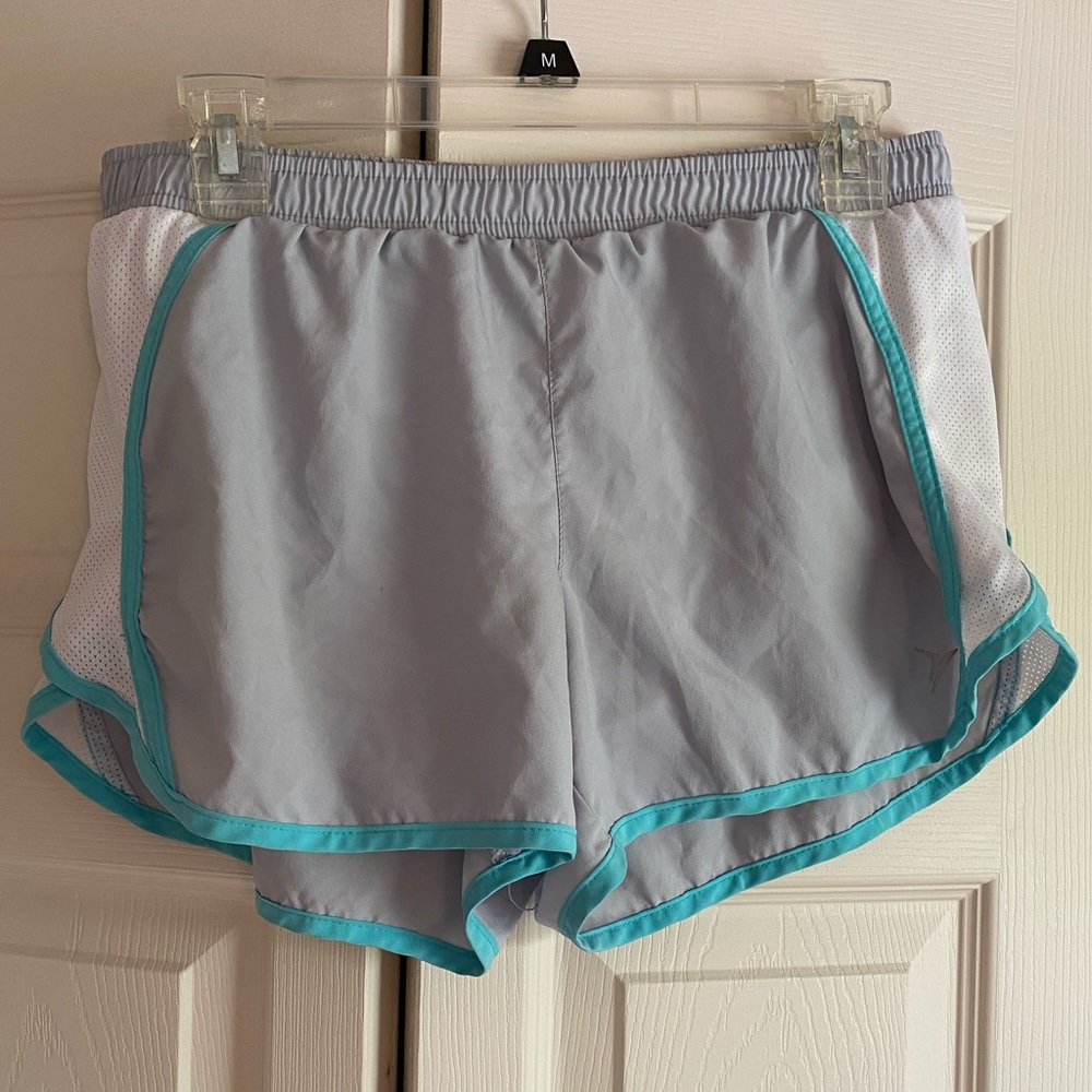 Old Navy active shorts in blue and gray